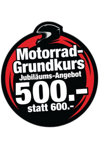 Motorrad-Grundkurs CHF 500.-
